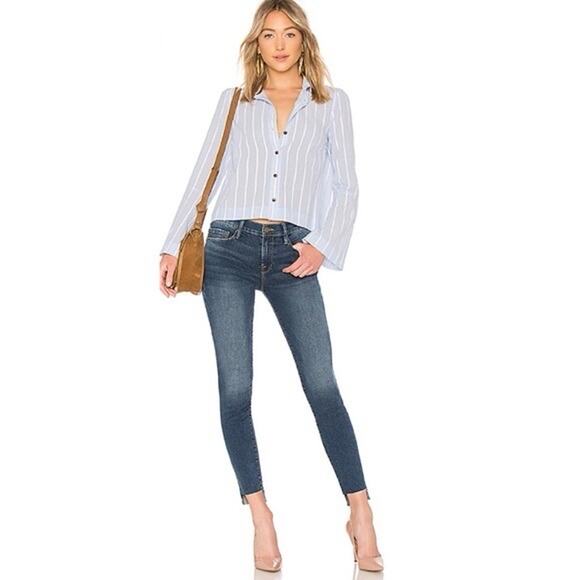NWOT FRAME Jean 25 Le Skinny De Jeanne in Woodbine Wash - Picture 1 of 12